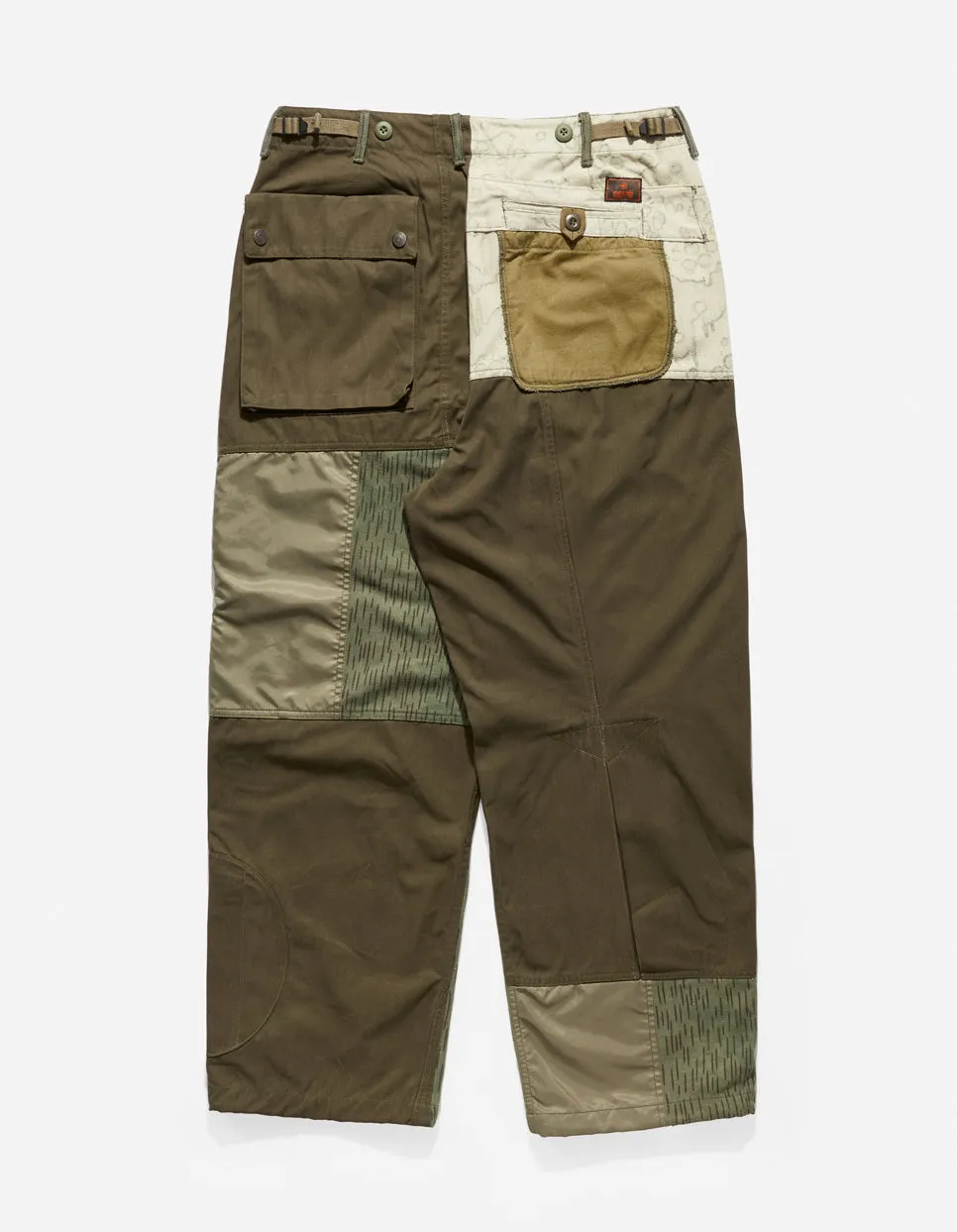 4277 Upcycled M65 Loose Cargo Pants Olive