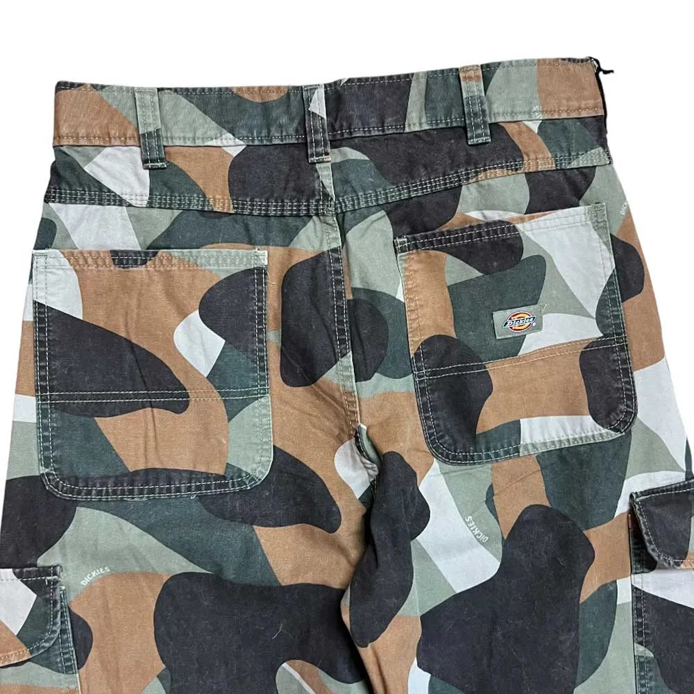 A864R0IP Camo Print Duck Cargo Skateboarding Pant Regular Fit Twill