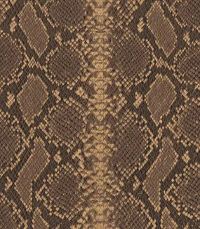 Africa Python Snake Embossed Cowhide