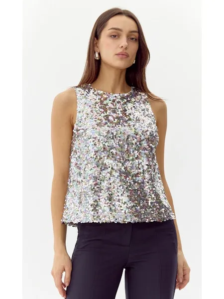 Alma Sequins Top