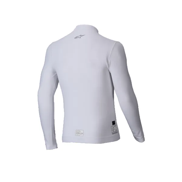 ALPINESTARS 4750325-20-2XL Top L/S ZX Evo V3 FIA/SFI, White, Size 2XL