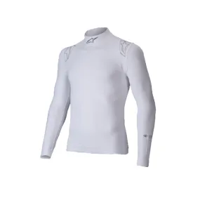 ALPINESTARS 4750325-20-2XL Top L/S ZX Evo V3 FIA/SFI, White, Size 2XL