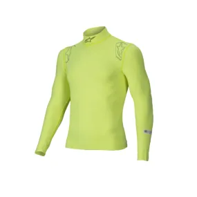 ALPINESTARS 4750325-55-2XL Top L/S ZX Evo V3 FIA/SFI, Yellow, Size 2XL