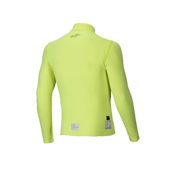 ALPINESTARS 4750325-55-2XL Top L/S ZX Evo V3 FIA/SFI, Yellow, Size 2XL