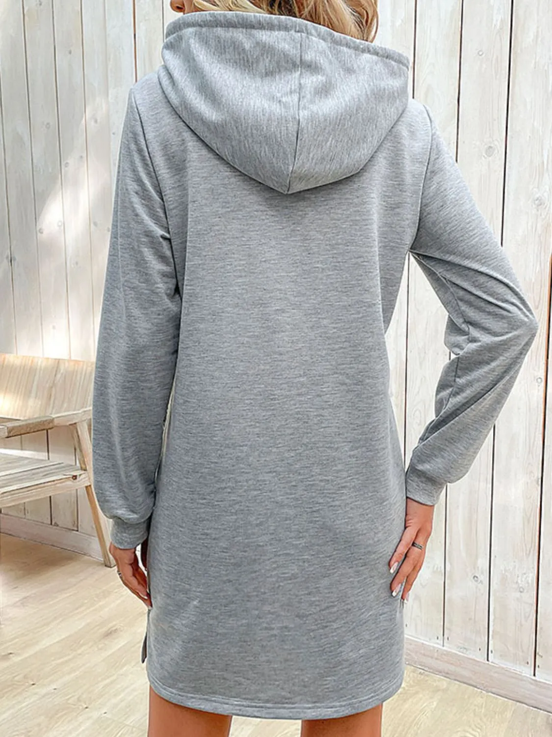 *APP EXCLUSIVE* Striped Drawstring Long Sleeve Hoodie