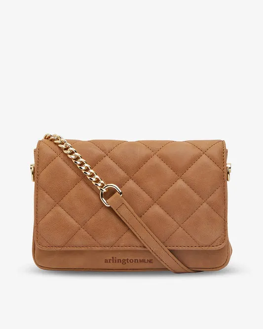 Arlington Milne Sarah Cross Body Bag - Fawn Leather