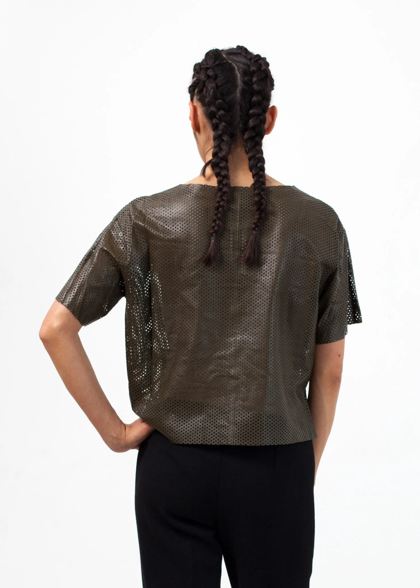 Auralias Leather Top