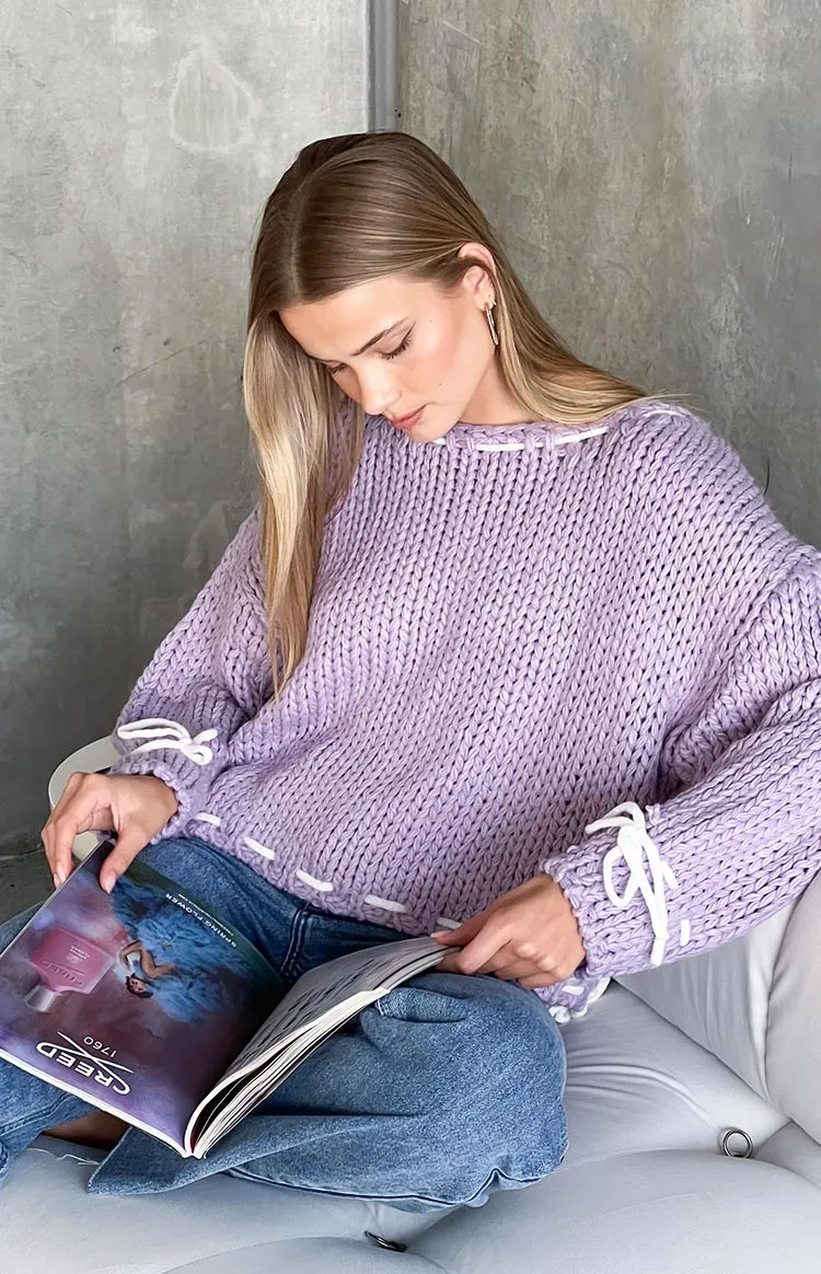 Bea Lilac Sweater