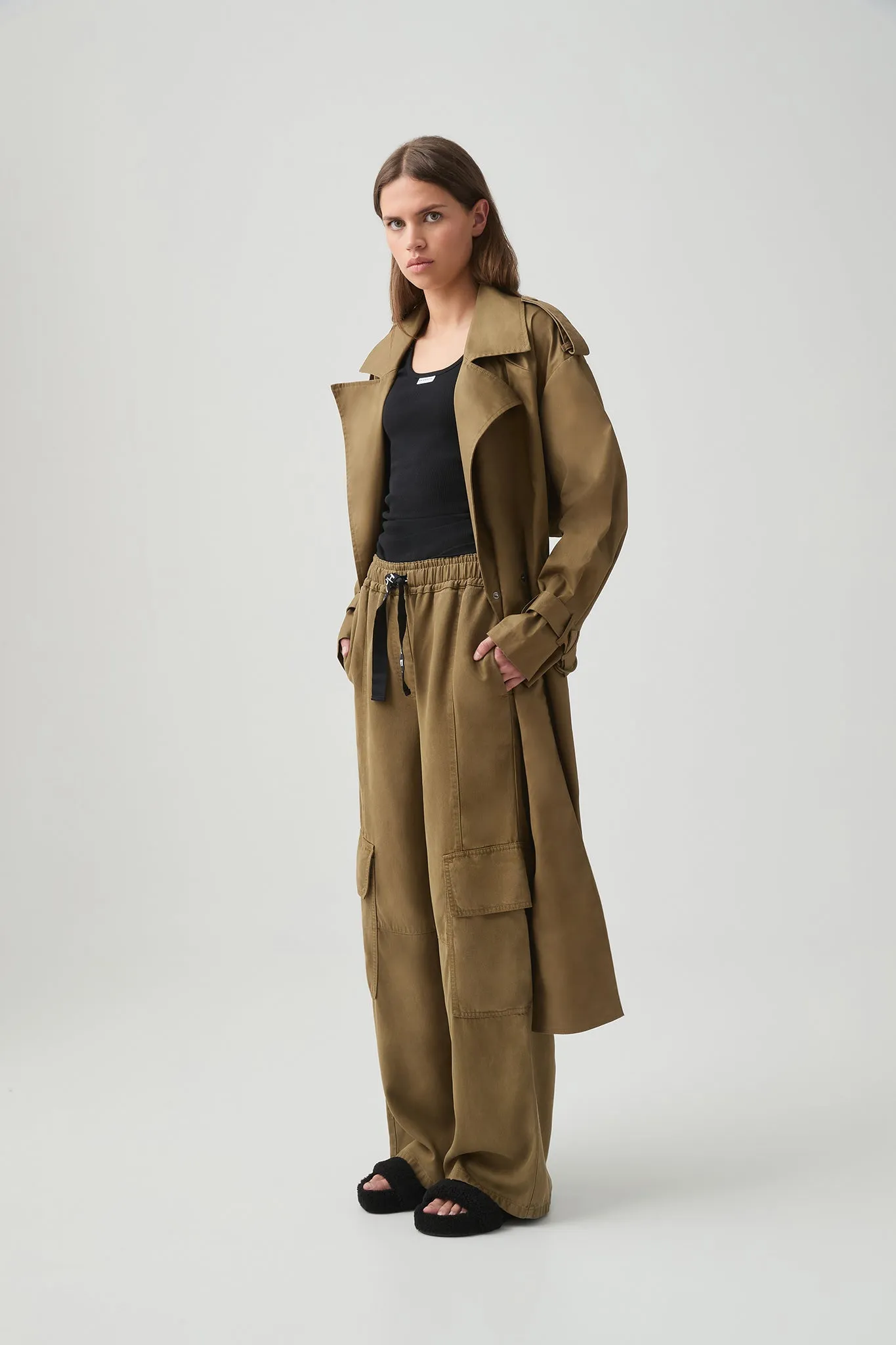 Belted Trench 703