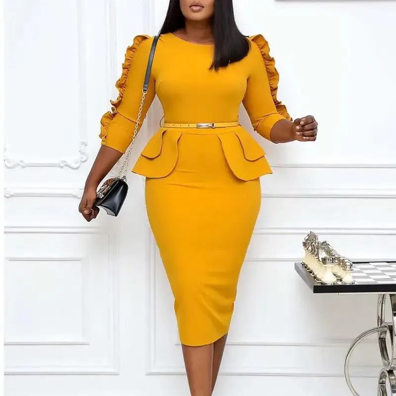 Bodycon Dresses for Women Pencil Robe Femme Bandage Dress S3083728