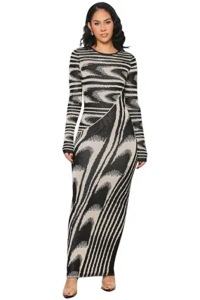 Bodycon maxi dress