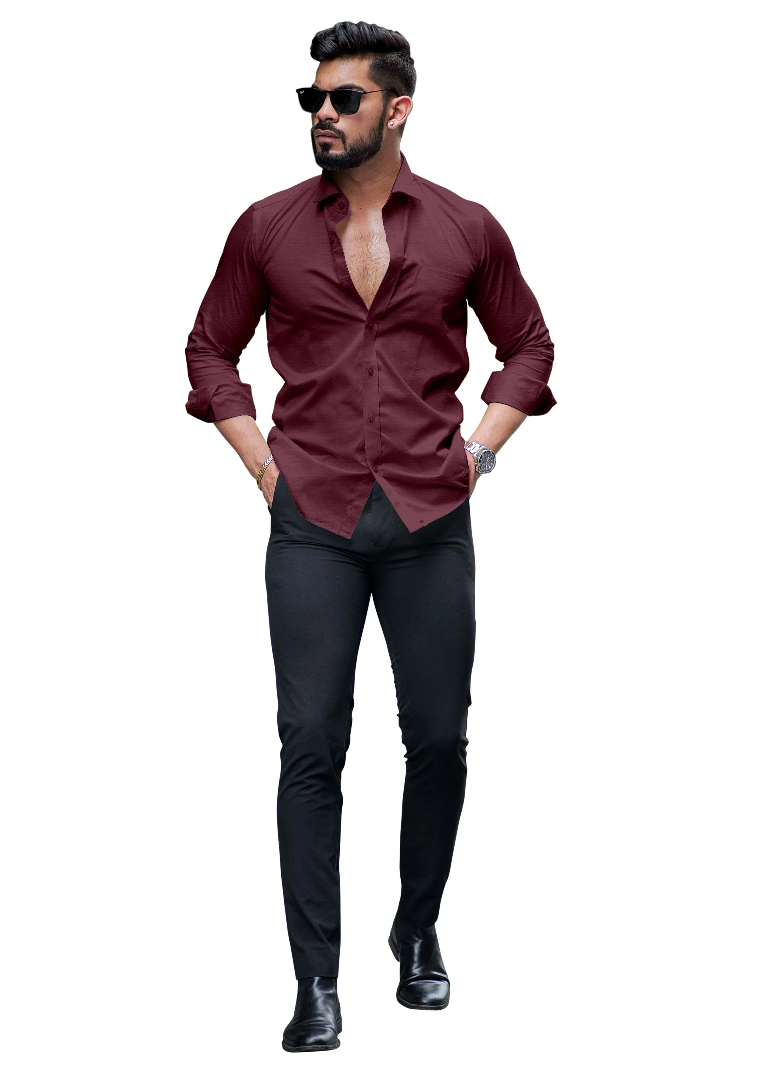 Bollywood Style Shirt With Trouser (Combo) S-17 P-01