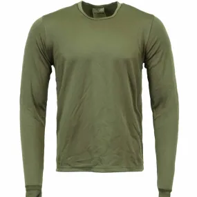 British Army Men’s Green Fleece Base Layer Thermal Top