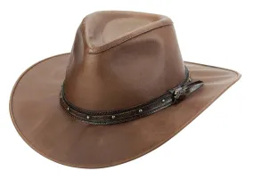 Bullhide Wayfarer - Leather Outdoorsmen Hat