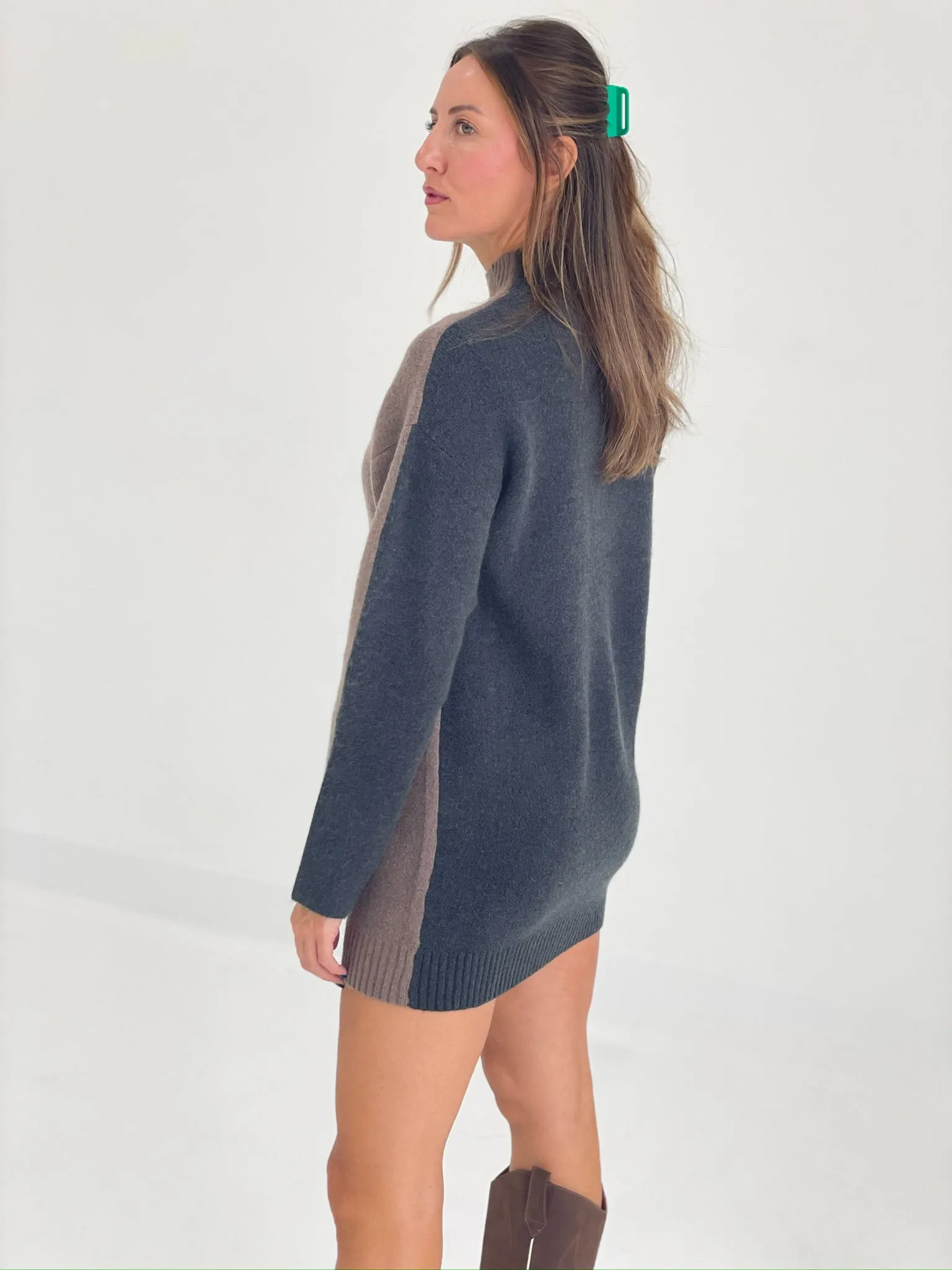 Byers Sweater Dress - Mocha