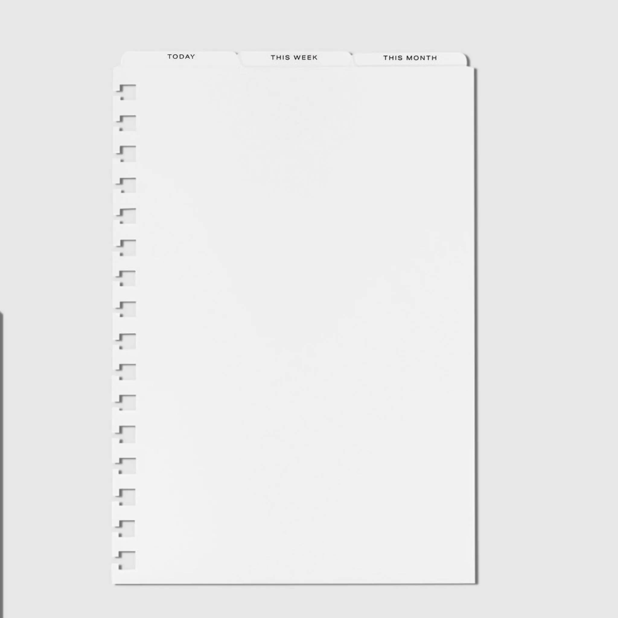 Cadence Top Tab Planner Dividers | Low Profile | Matte