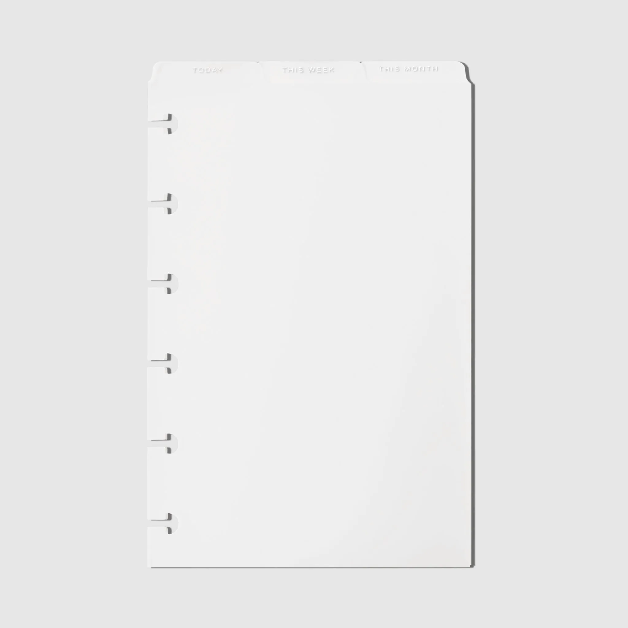 Cadence Top Tab Planner Dividers | Low Profile | Matte