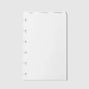 Cadence Top Tab Planner Dividers | Low Profile | Matte