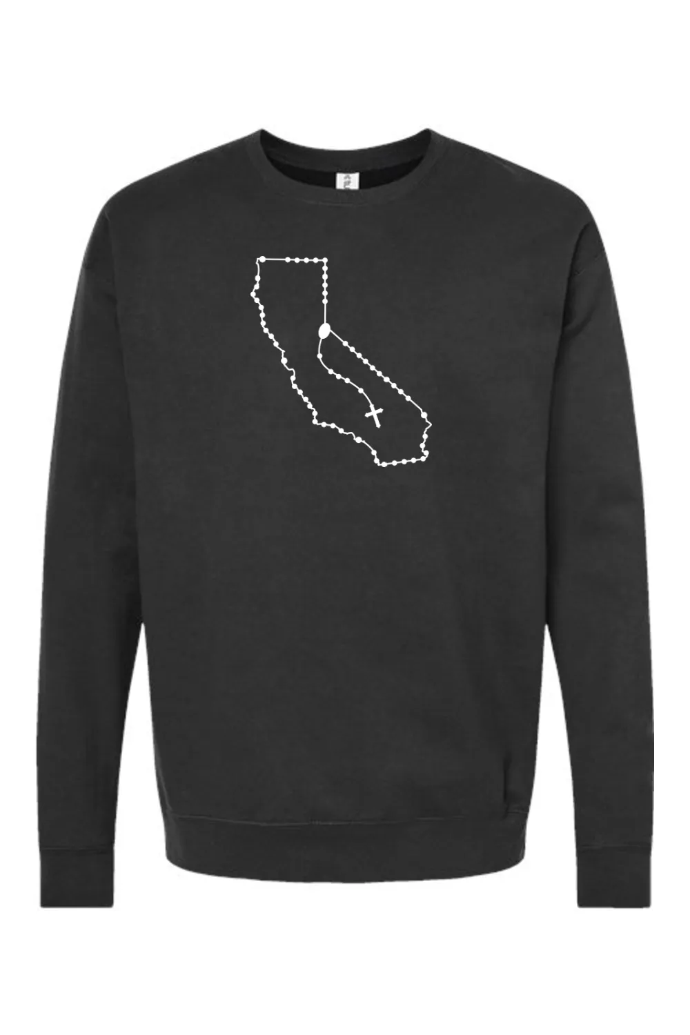 California Catholic Rosary Crewneck Sweatshirt