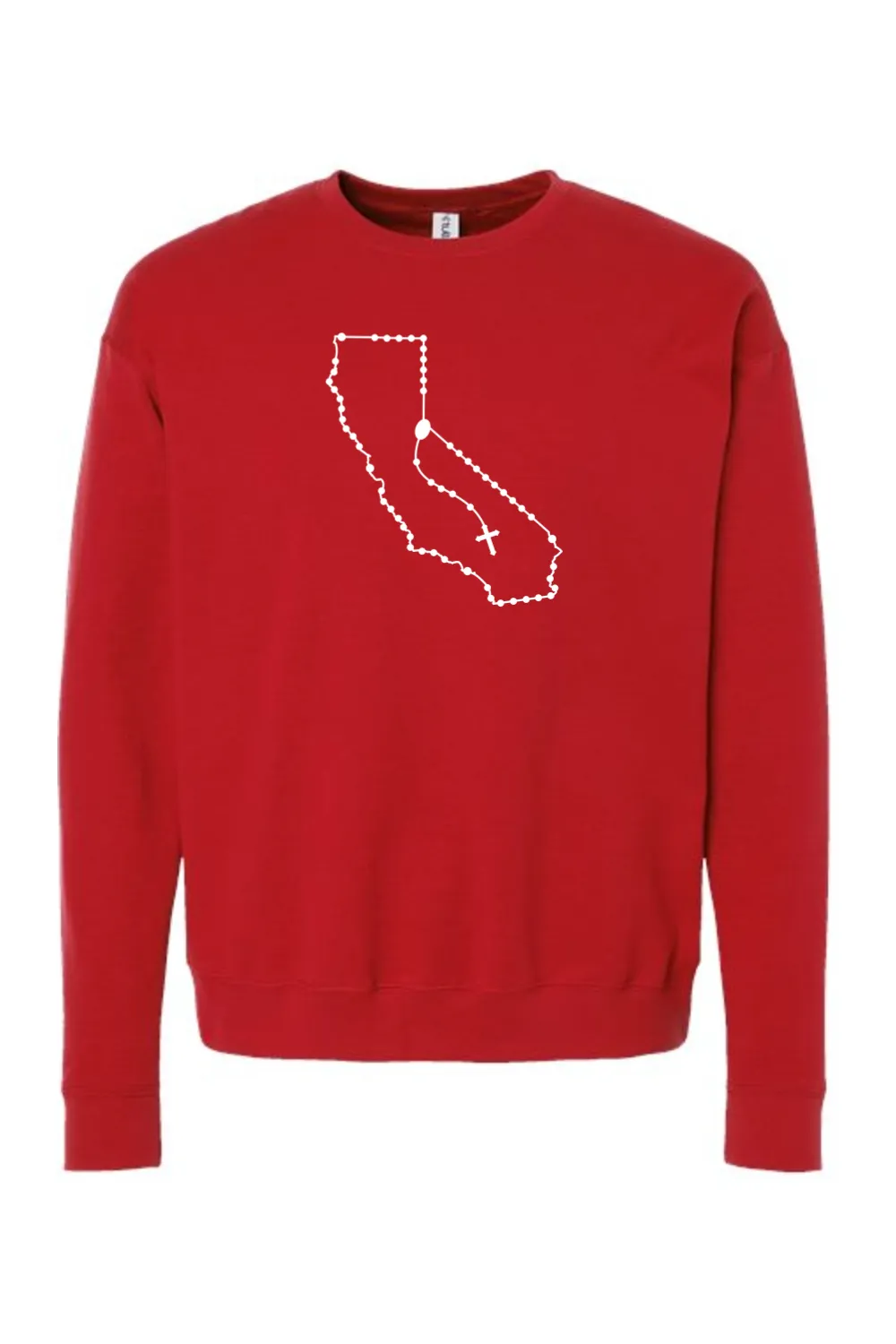 California Catholic Rosary Crewneck Sweatshirt