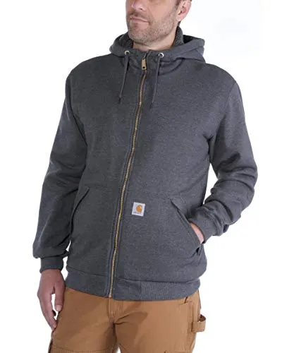 Carhartt 103308 Men's Rain Defender Relaxed Fit Midweight Sherpa-Lined Full-Zip Sweatshirt