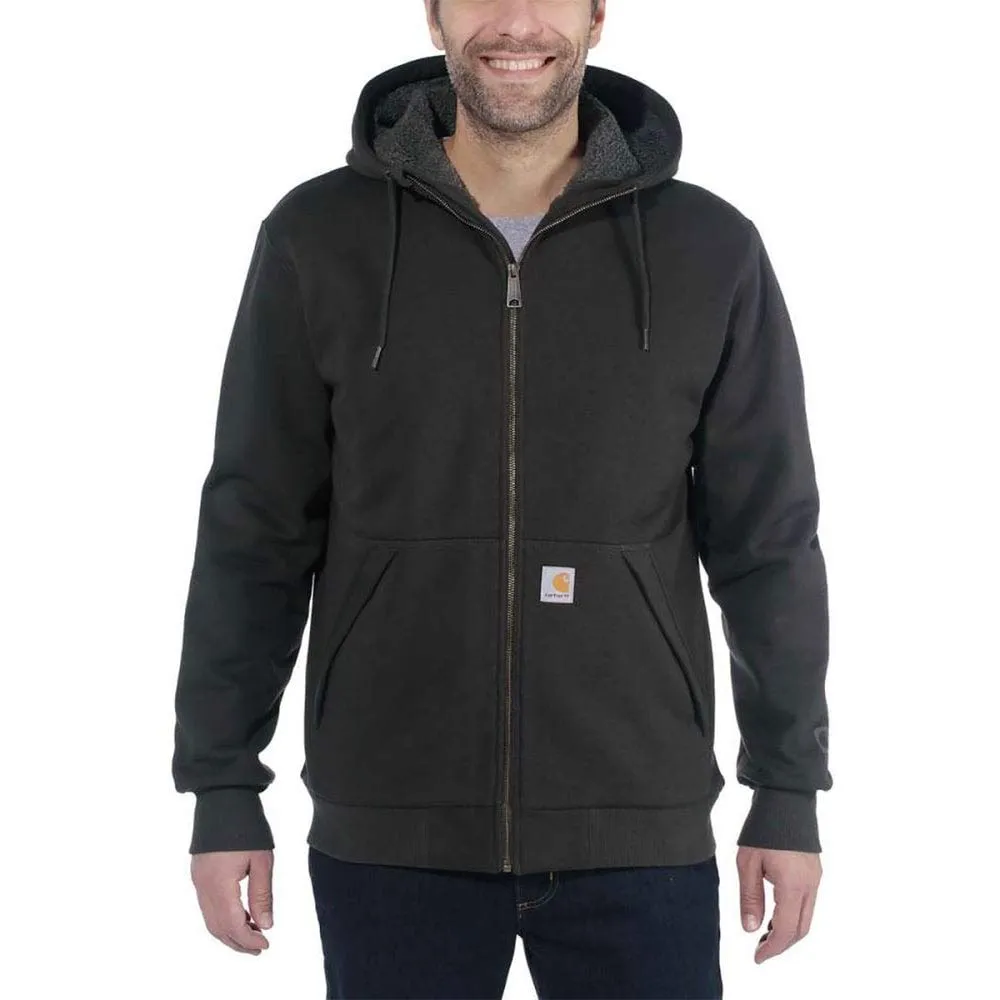 Carhartt 103308 Men's Rain Defender Relaxed Fit Midweight Sherpa-Lined Full-Zip Sweatshirt