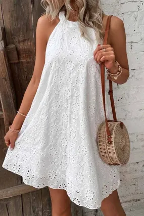 Casual Sweet Solid O Neck A Line Dresses