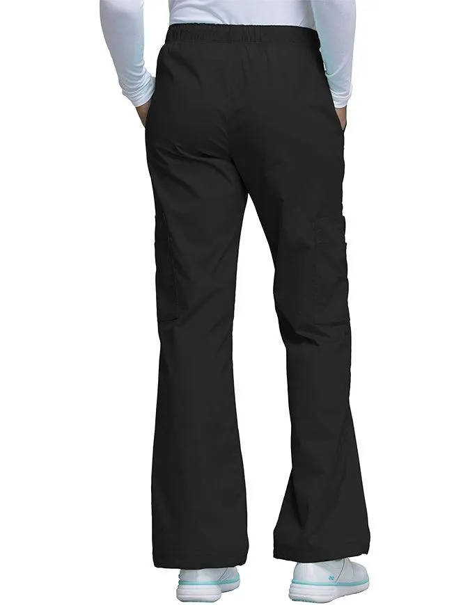 Cherokee WorkWear Women's Straight Leg Petite Scrub Pants