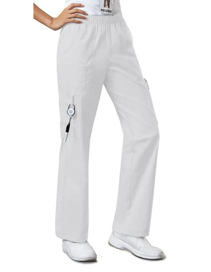 Cherokee WorkWear Women's Straight Leg Petite Scrub Pants