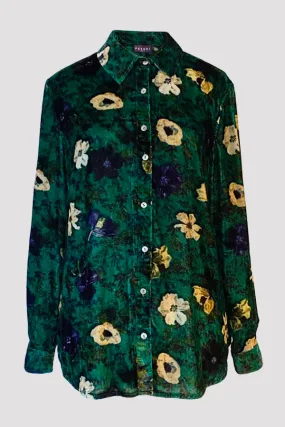 Concordia Anemone Green Velvet Classic Shirt