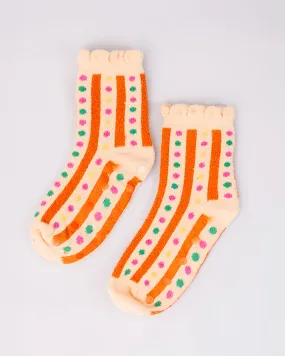 Cozy Grip Socks - Stripes and Dots