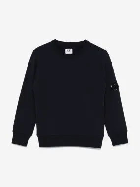 C.P. Company Boys Logo Sweatshirt in Navy