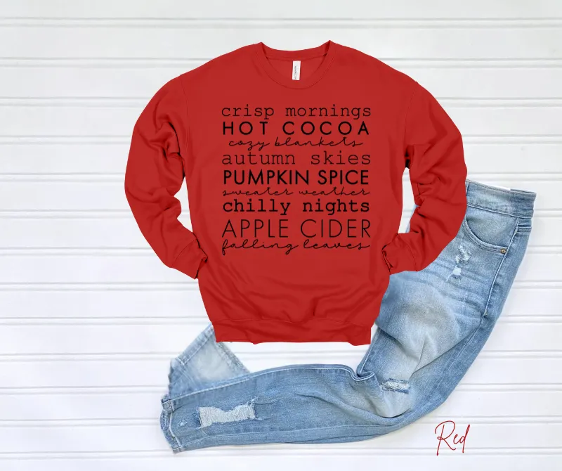 Crisp Mornings Sweatshirt