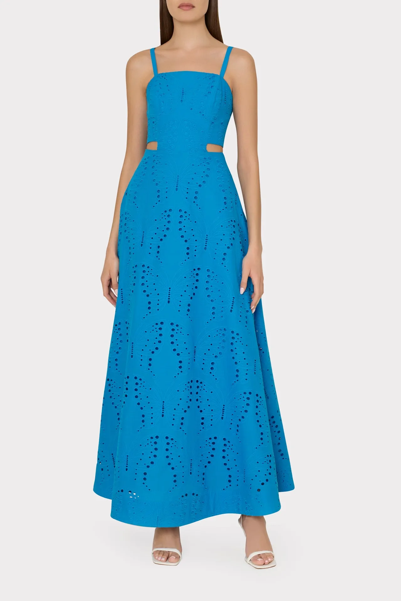 Crosby Butterfly Eyelet Maxi Dress