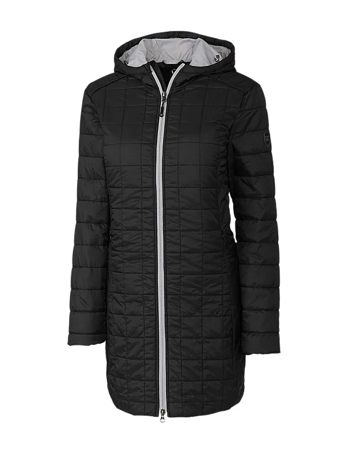 Cutter & Buck - Rainier PrimaLoft® Womens Eco Insulated Hooded Long Coat