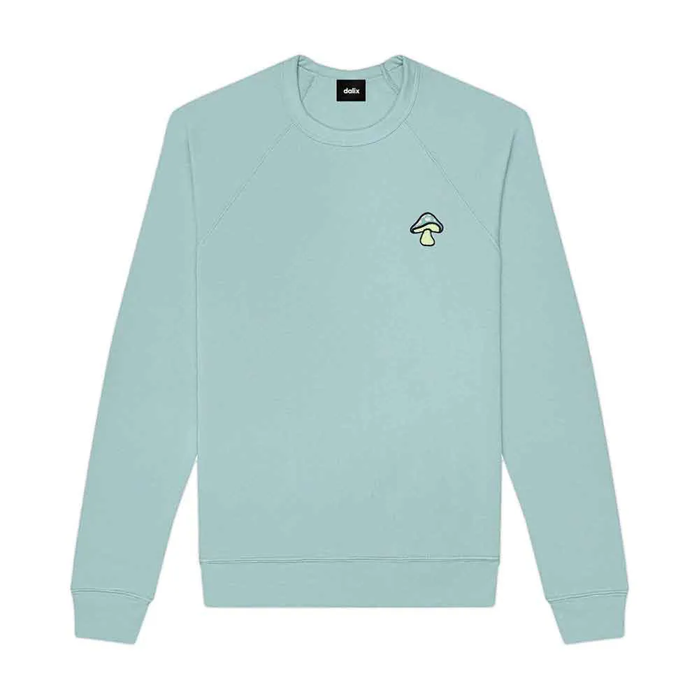 Dalix Mushroom Crewneck Sweatshirt (Glow in the Dark)