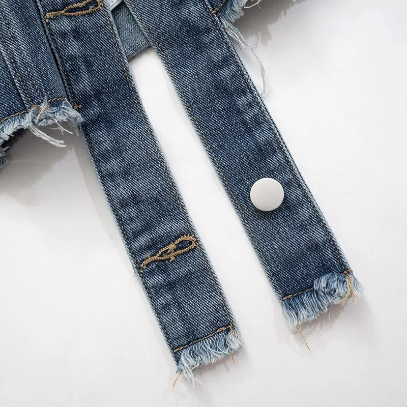 Denim Polo Short Coat