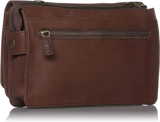 Derek Alexander Leather FLASHBACK- Front Flap/Top Zip Organizer