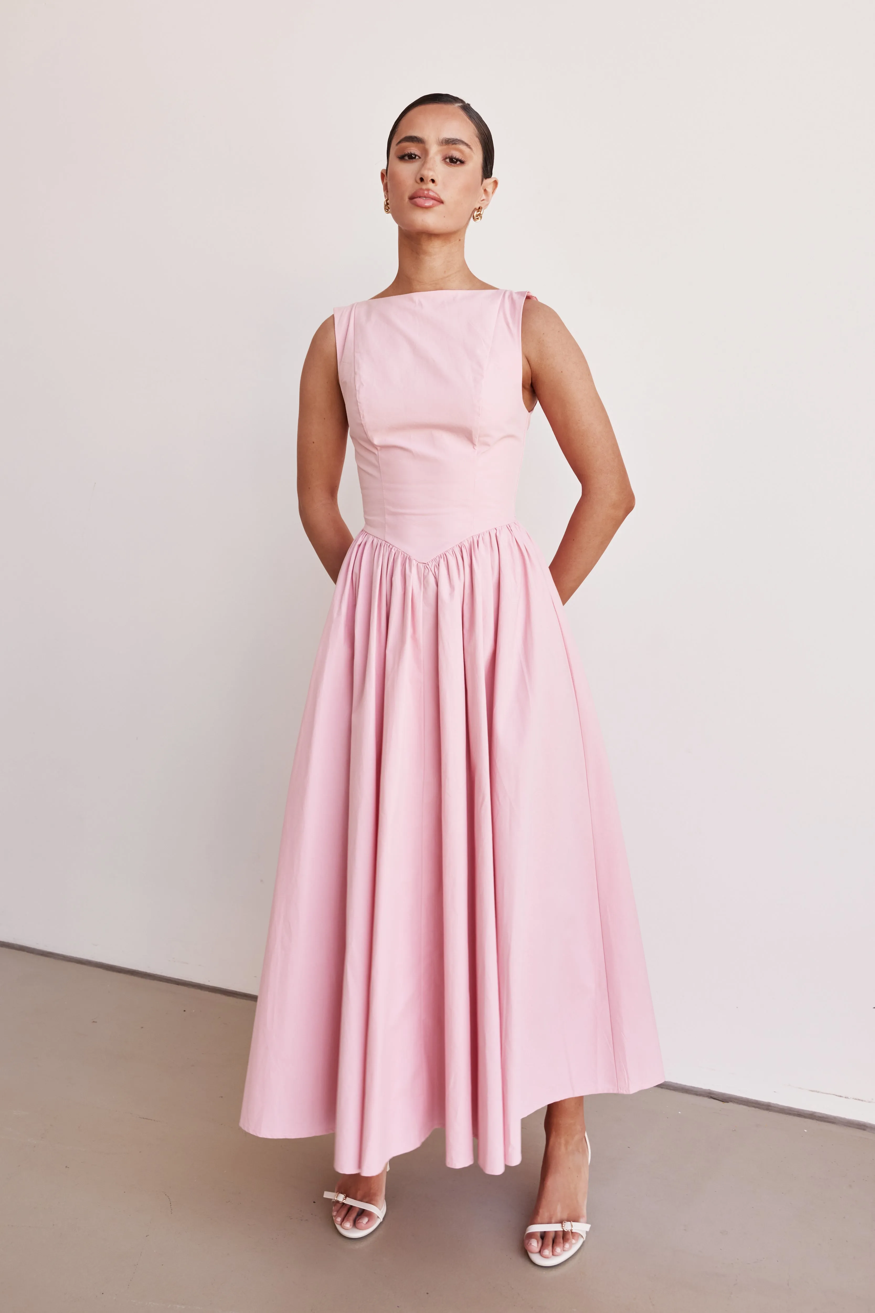 Devin Maxi Dress (Pink)