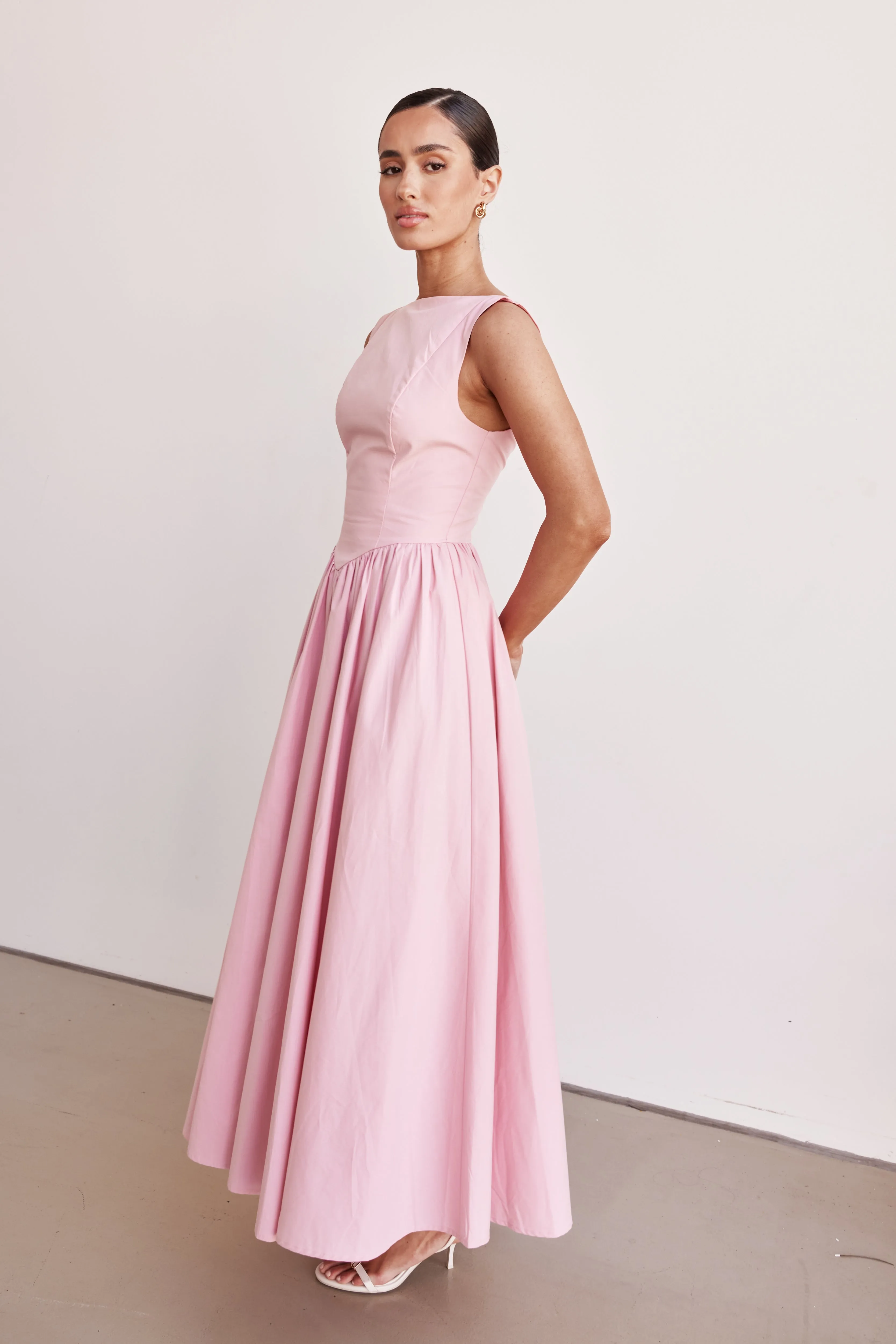 Devin Maxi Dress (Pink)