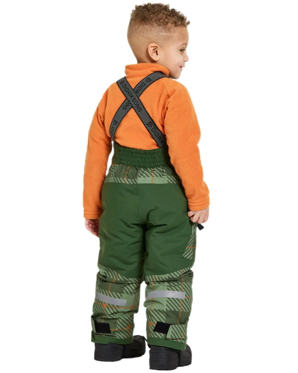 Didriksons Kids Polarbjorn Printed Bib Pants