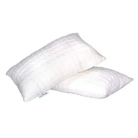 Dreamfactory 400 GSM Knitted Fabric Soft Fluffy Sleeping Pillow (DF-MICRO-17X27-PC2)