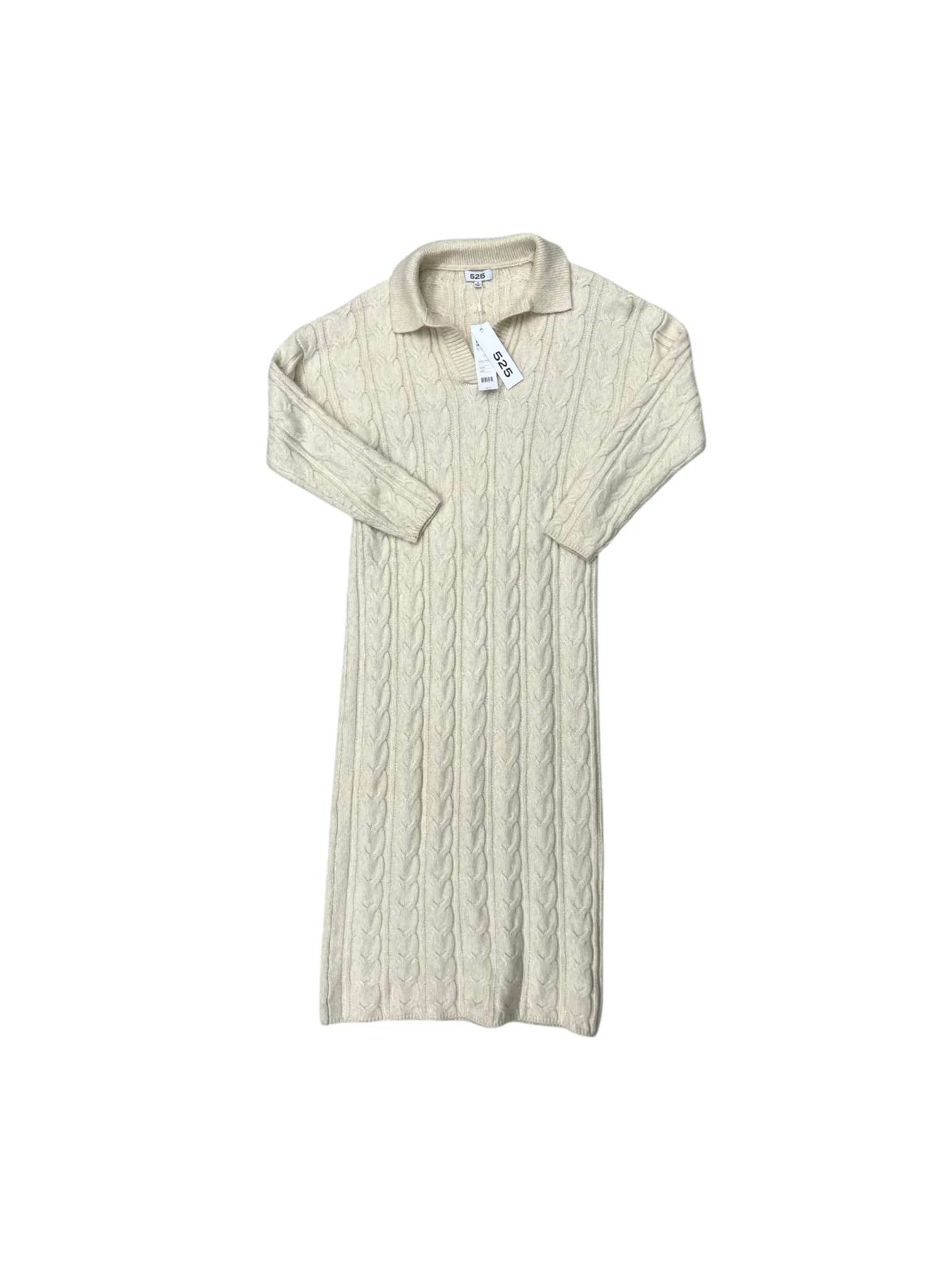 Dress Sweater By 525 America In Cream, Size: S