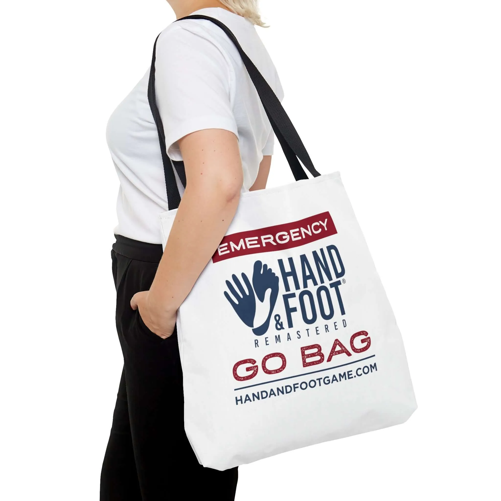 Emergency Hand & Foot Remastered Polyester Tote Bag - 2 Sizes