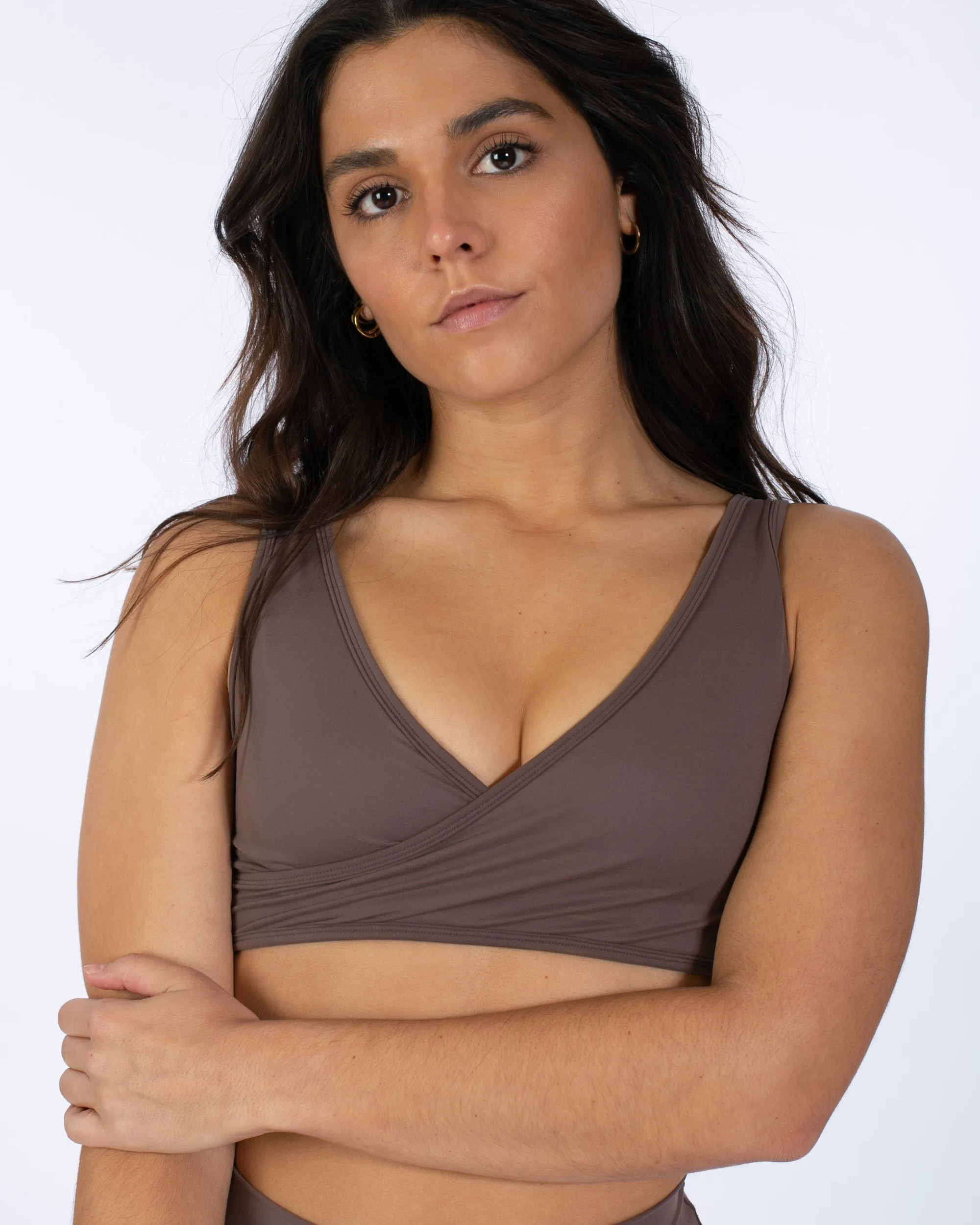 Energy Sports Bra - Walnut