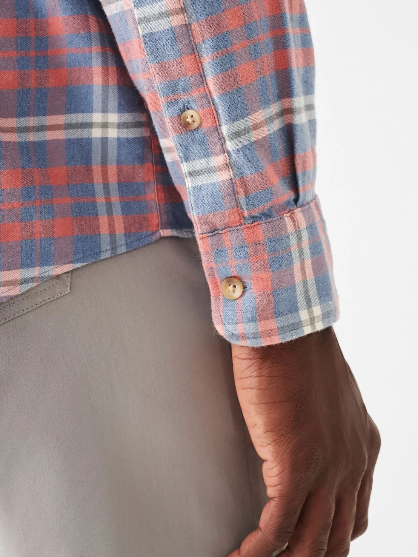 Faherty The All Time Shirt in Niagara River Plaid