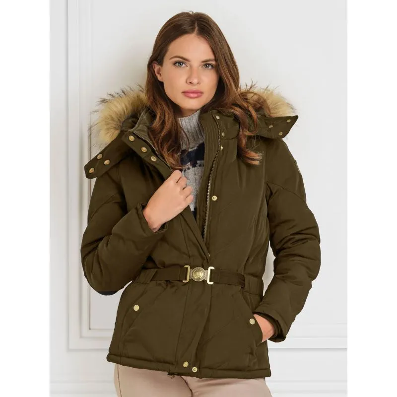 Fairfax & Favor Charlotte Padded Ladies Jacket - Khaki