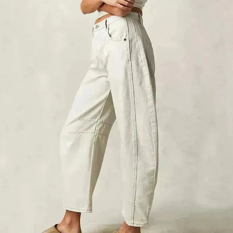 Fashion Loose Wide-leg Pants Summer Sports Straight  Casual Cotton Trousers Women's Trouser Pant