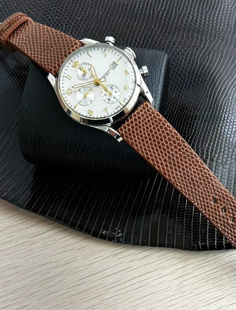 Genuine Brown Lizard Strap