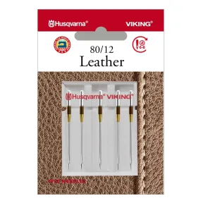 HUSQVARNA® VIKING® Leather Needle Size 80/12, 5-Pack